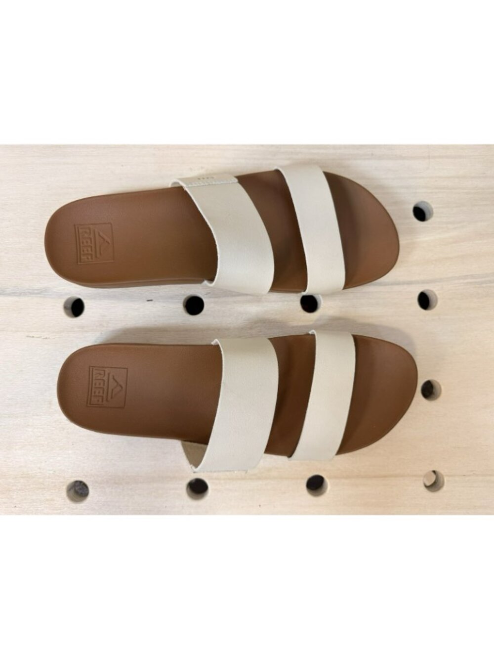REEF Cushion Vista Women's Slip-on Sandal Ivory Vintage Size 11 - Picture 6 of 11